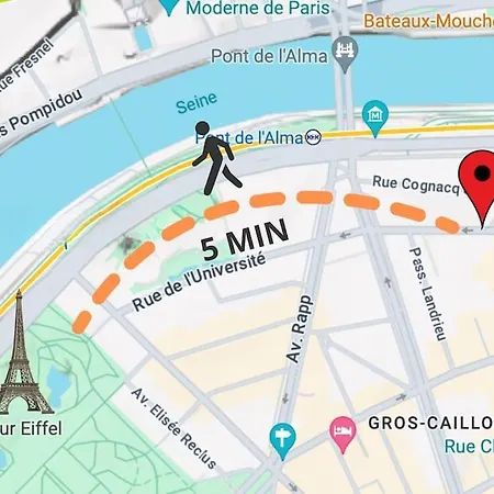 2p - 5' Tour Eiffel